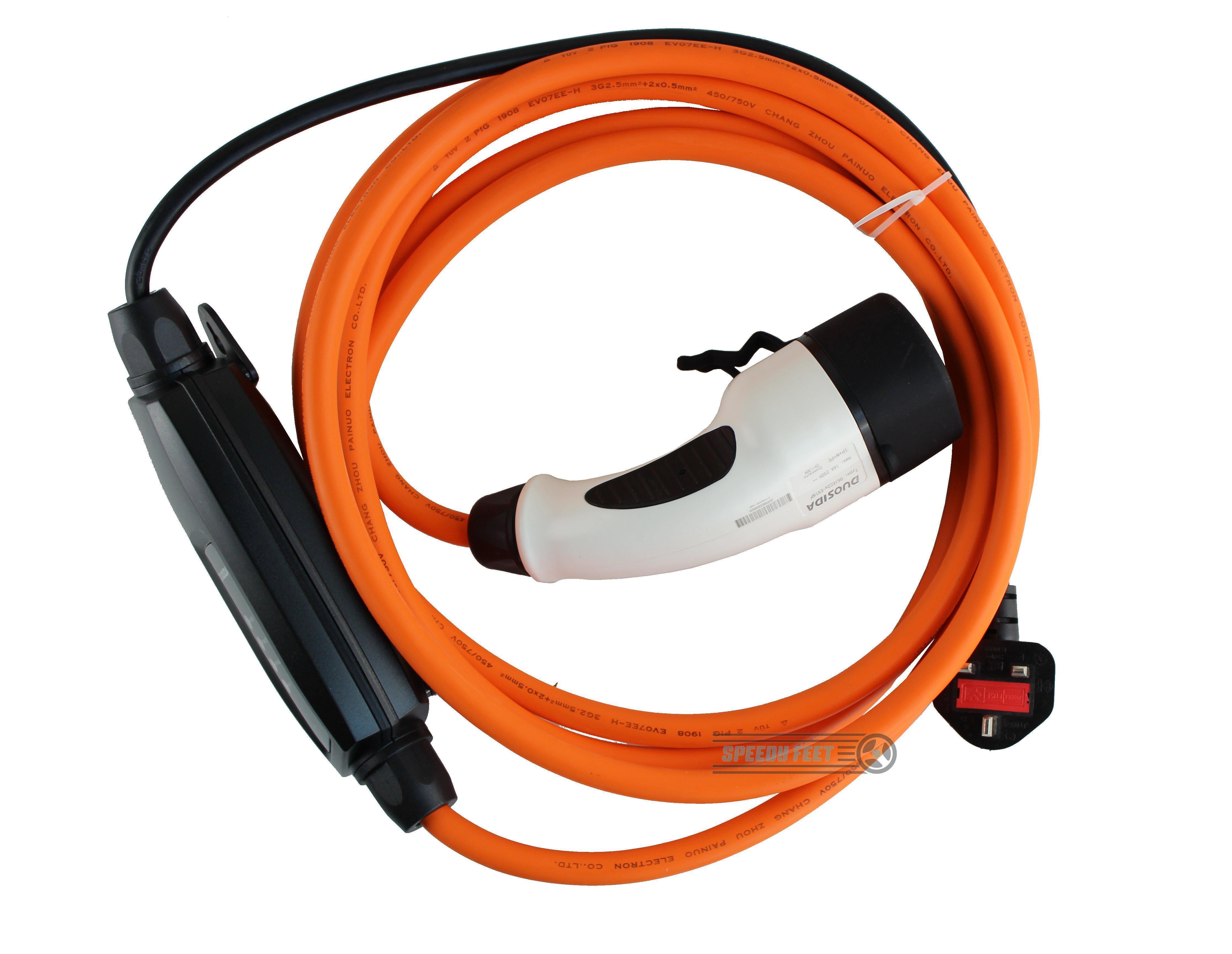 Electric Car Type 2 10amp 240v EVSE Charging Device UK