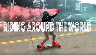 Riding around the world