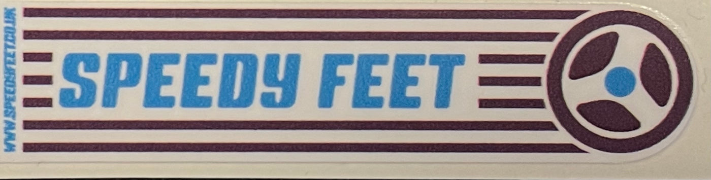 Speedy Feet Sticker - Small